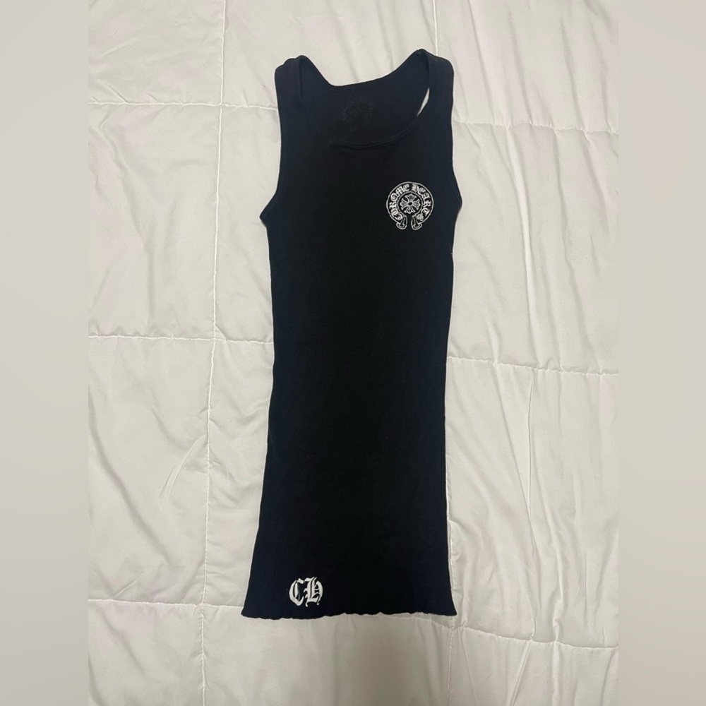 Chrome heart tank top dress